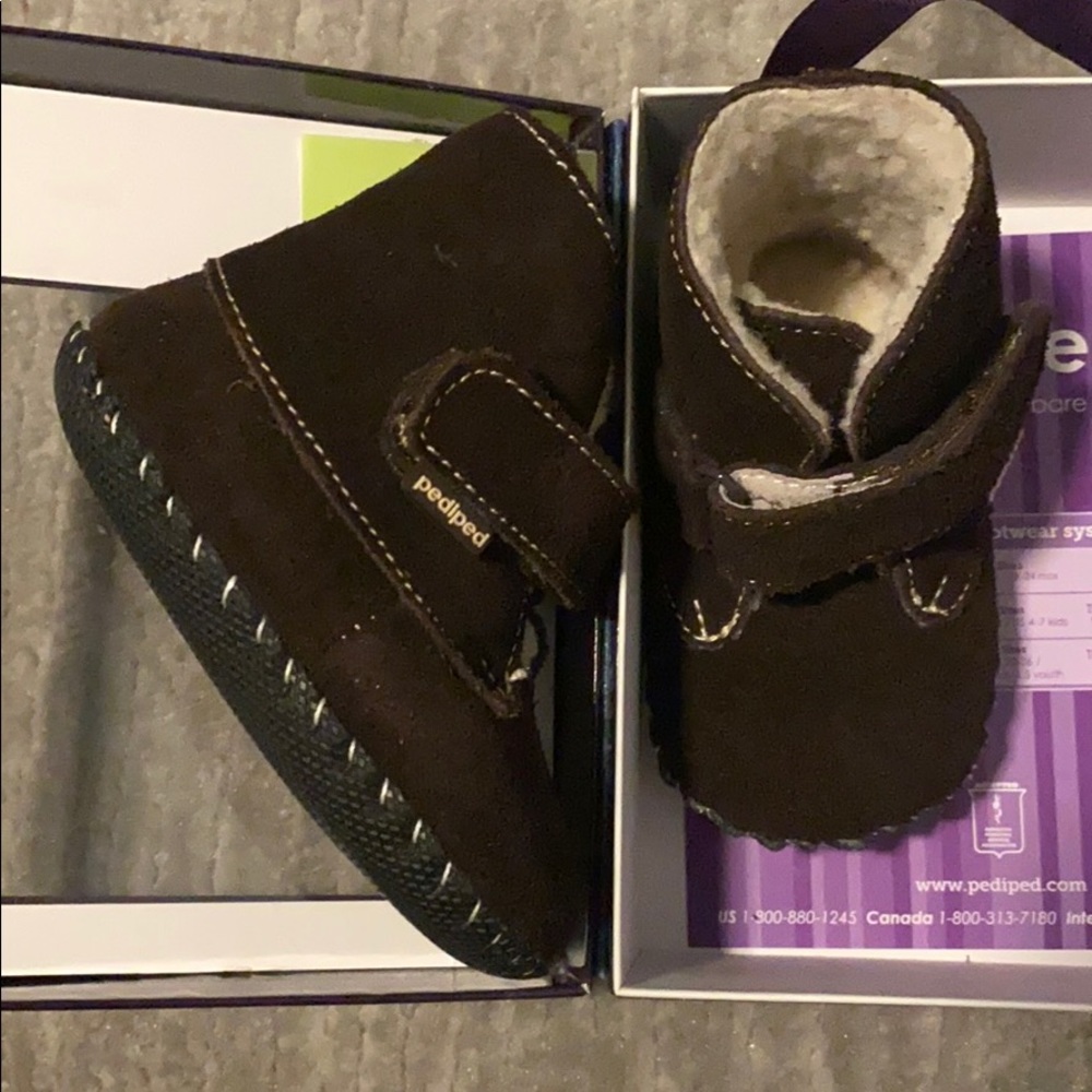 Pediped Henry Chocolate Brown 6-12 months